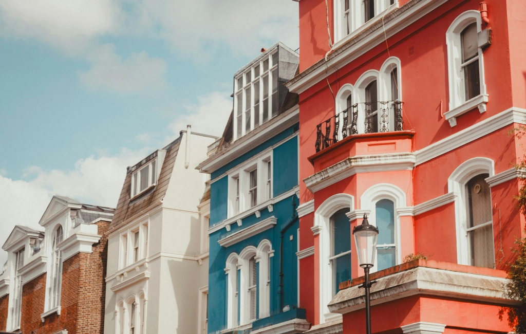 coloured houses